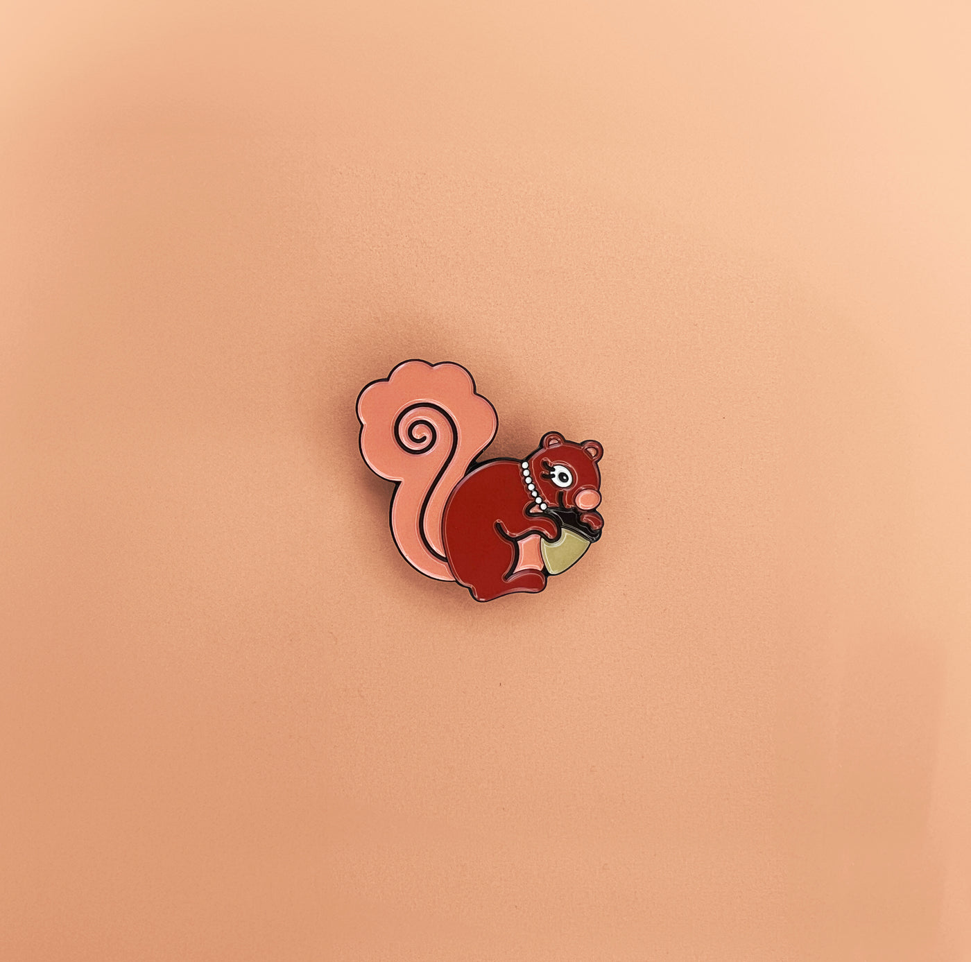 Stash the Squirrel Enamel Pin