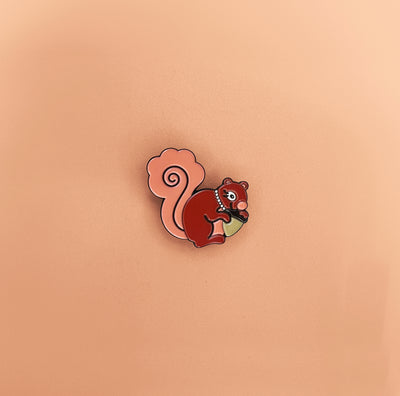 Stash the Squirrel Enamel Pin